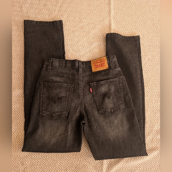 Levi's Kids Dark Gray Black 🖤 Jeans - Picture 5 of 8